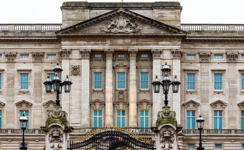 На изображении, Букингемский дворец, Лондон Гарри Поттера